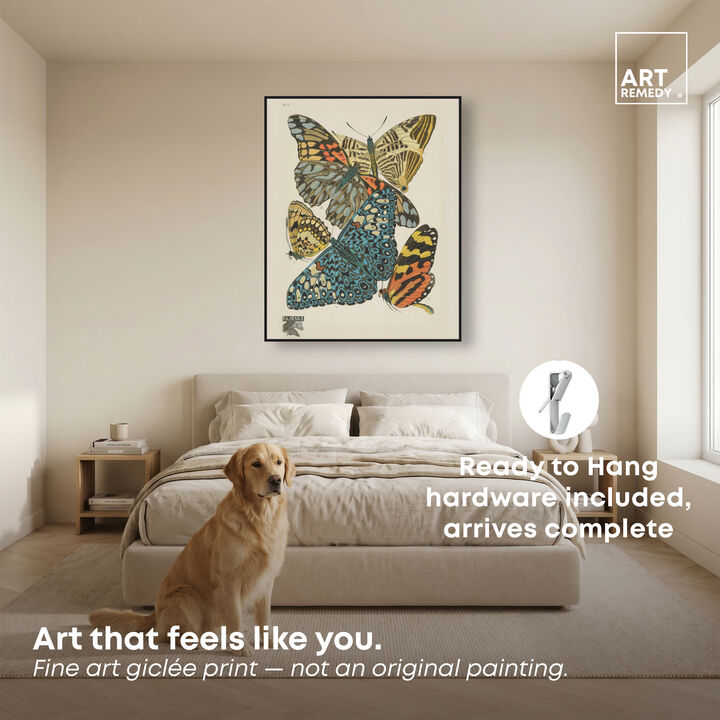 Butterflies In Spots Animals Canvas Print by Art Remedy