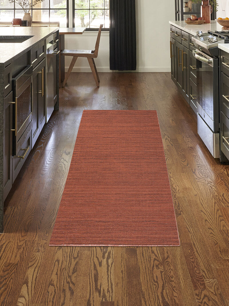 Washable Essentials WAE01 Brick 2' x 6' Rug image number 5
