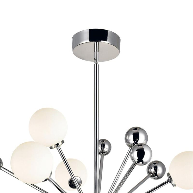 CWI Lighting Element 11 Light Chandelier With Polished Nickel Finish