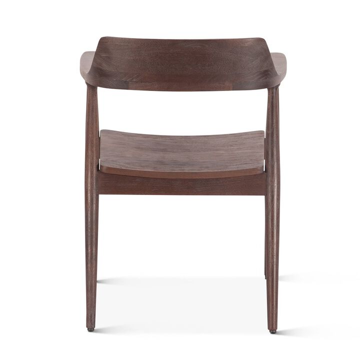 World Interiors Oxford Dining Chair with Walnut Finish