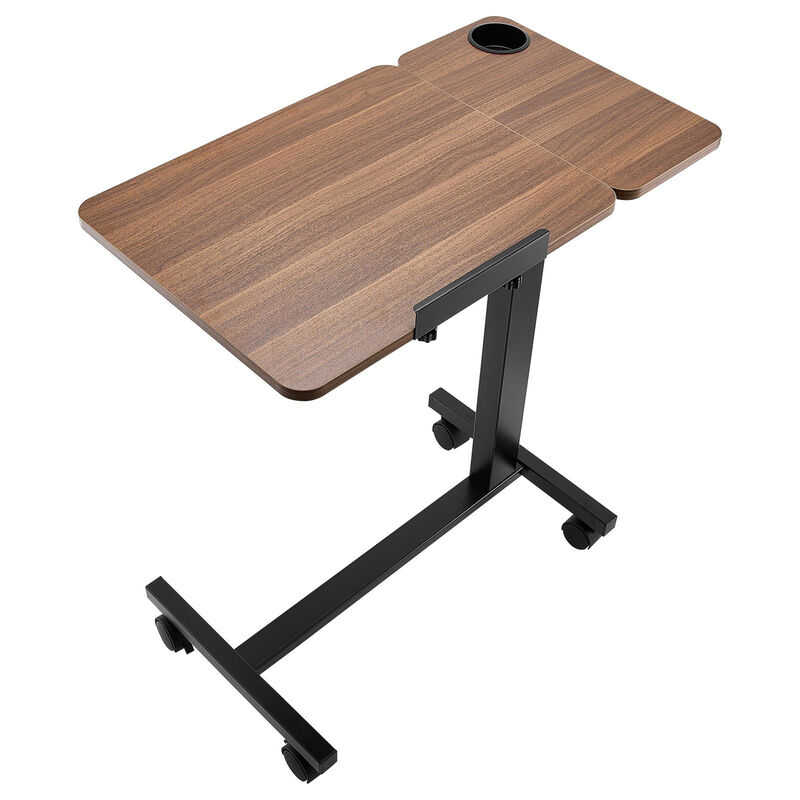 Height & Angle Adjustable Laptop Table &ndash; Flip Desktop Rolling Desk for Home or Office image number 6