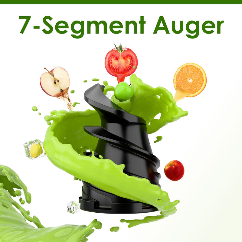 WHALLULTRA Cold Press Juicer Machine with Touchscreen, Slow Masticating Juicer with 4.5" Extra Large Feed Chute, Reverse Function, Easy to Clean image number 5