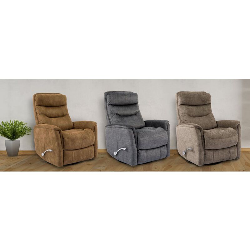 Parker Living Gemini - Capri Charcoal Swivel Glider Recliner