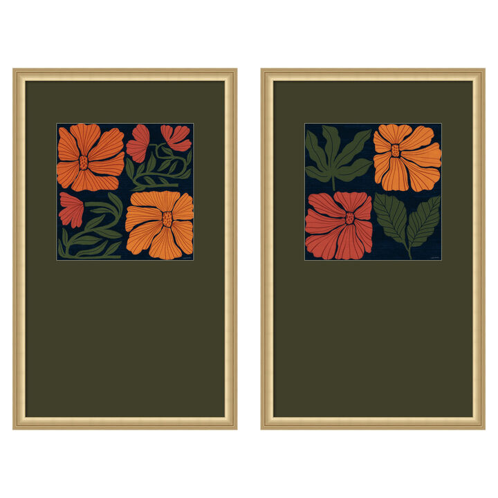 Modern Blooms III & IV 2 Piece