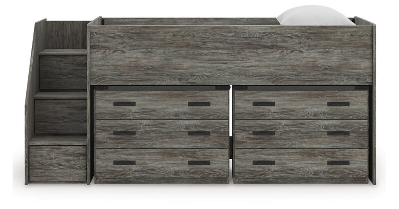 Frandern Twin Loft Bed with Drawer Storage image number 1
