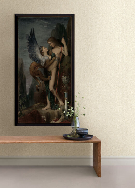 Ashbee Taupe Tweed Wallpaper