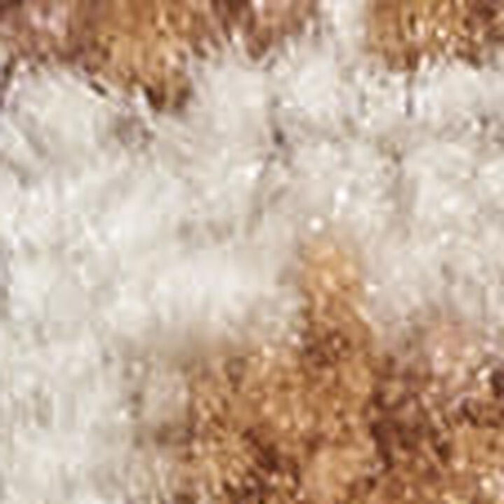 HomeRoots Abstract Power Loom Area Rug