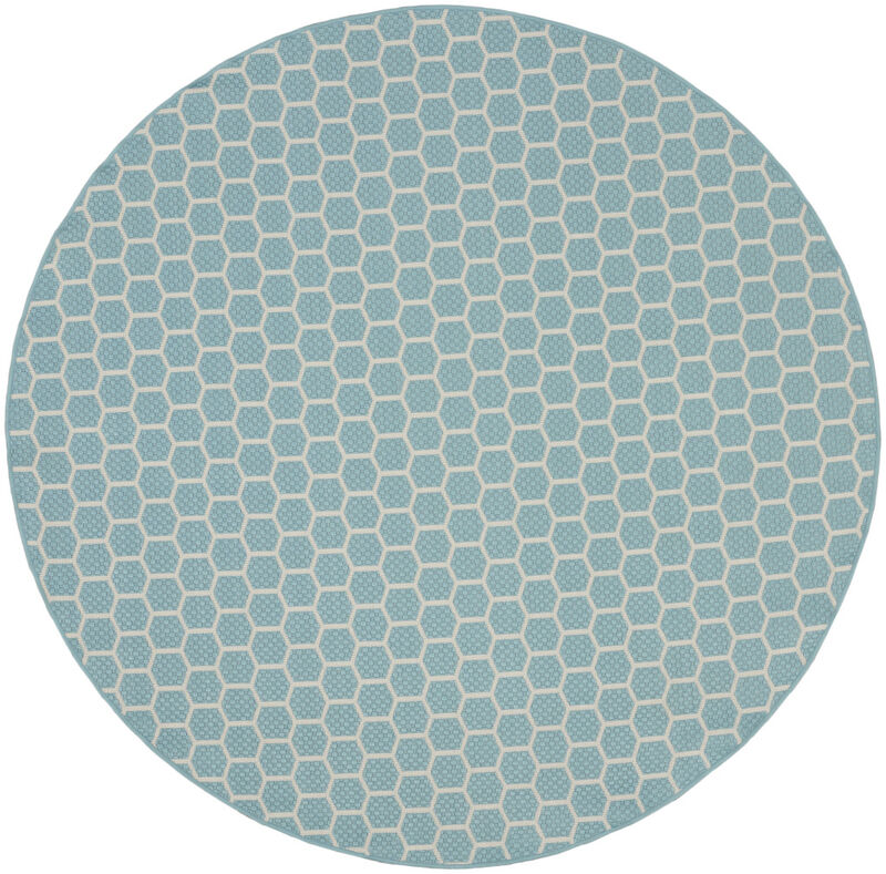 HomeRoots Geometric Indoor Outdoor Area Rug image number 2