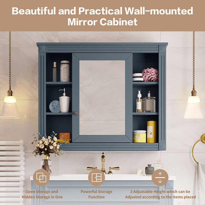 Merax Wall Mounted Bathroom Storage Cabinet