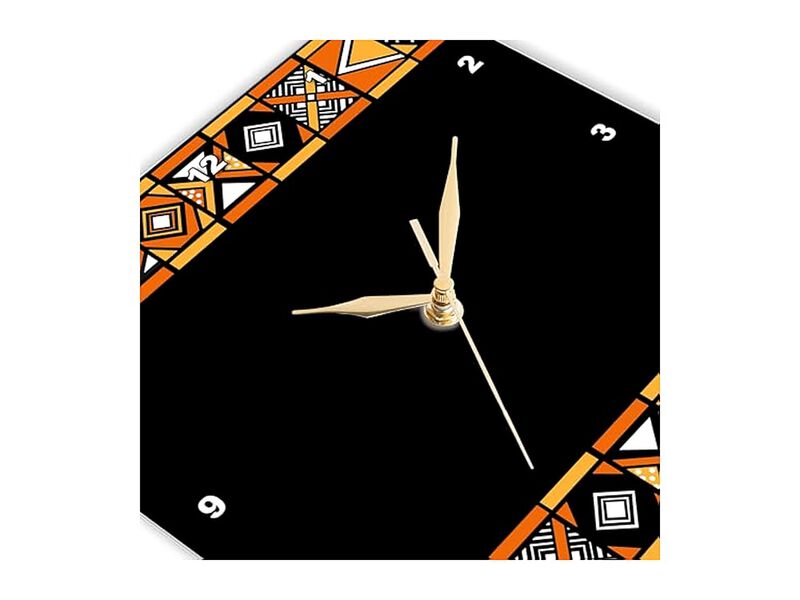 Traditional African Pattern Africa Wall Clock 15 Inch Home Decor image number 3