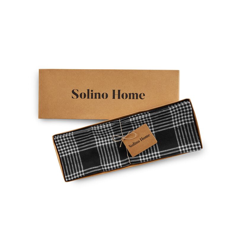 Linen Square Placemats - Glen check