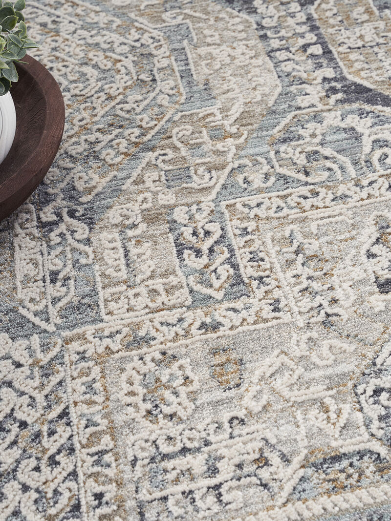 Lynx LNX01 Ivory/Charcoal 2'6" x 4'6" Rug