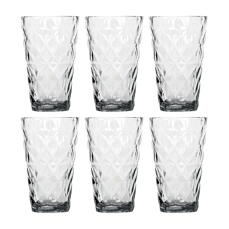 Prism dia.3.5" h:5.5" 14 oz. Round Charcoal Polycarbonate High-Ball (Set of 6) image number 0