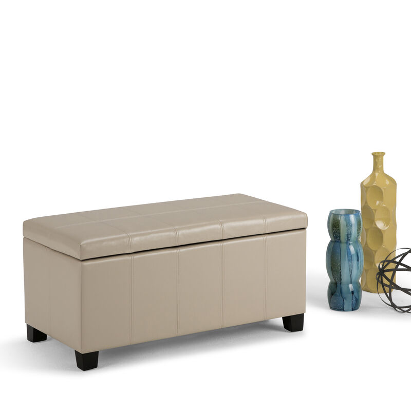 Simpli Home Dover Storage Ottoman Bench image number 3