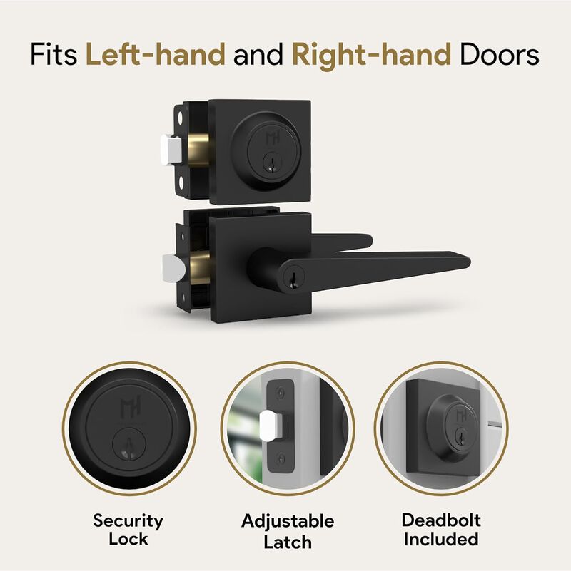 Mega Handles | Schein Lever and Deadbolt Combo