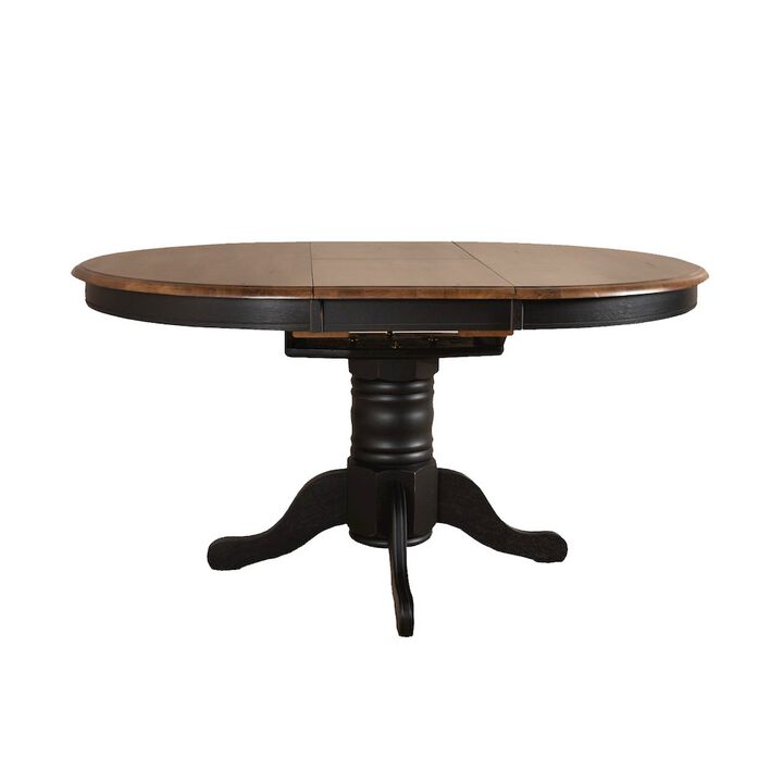 Liberty Furniture Carolina Crossing 5 Piece Pedestal Table Set- White in Rubberwood Solids