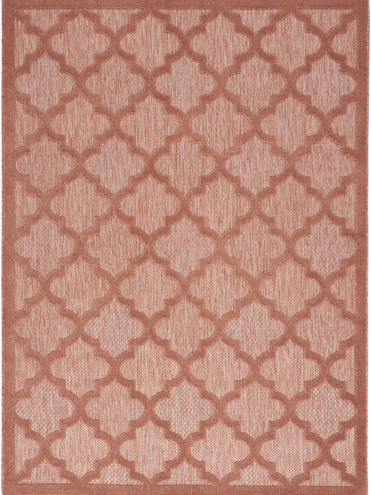 Easy Care NES01 Coral/Orange 6' x 9' Rug