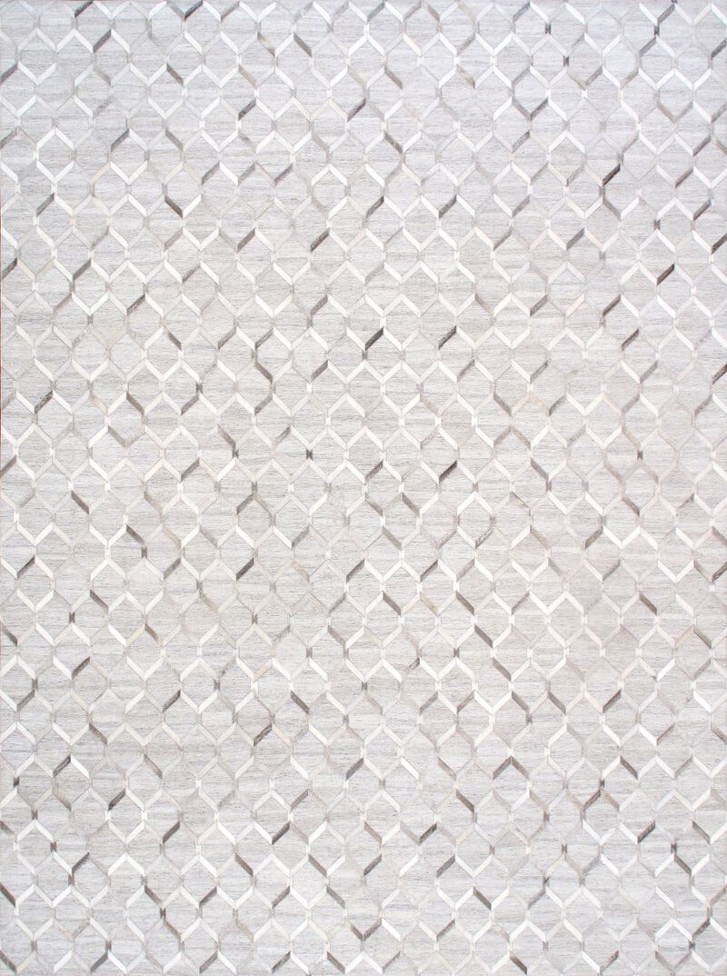 Pasargad Home Galaxy Cowhide& Sari Silk Area Rug image number 0