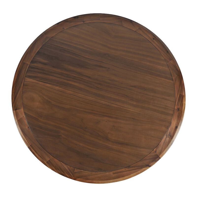 Jofran Nash Mid-Century Modern 45 Round Pedestal Counter Height Dining Table