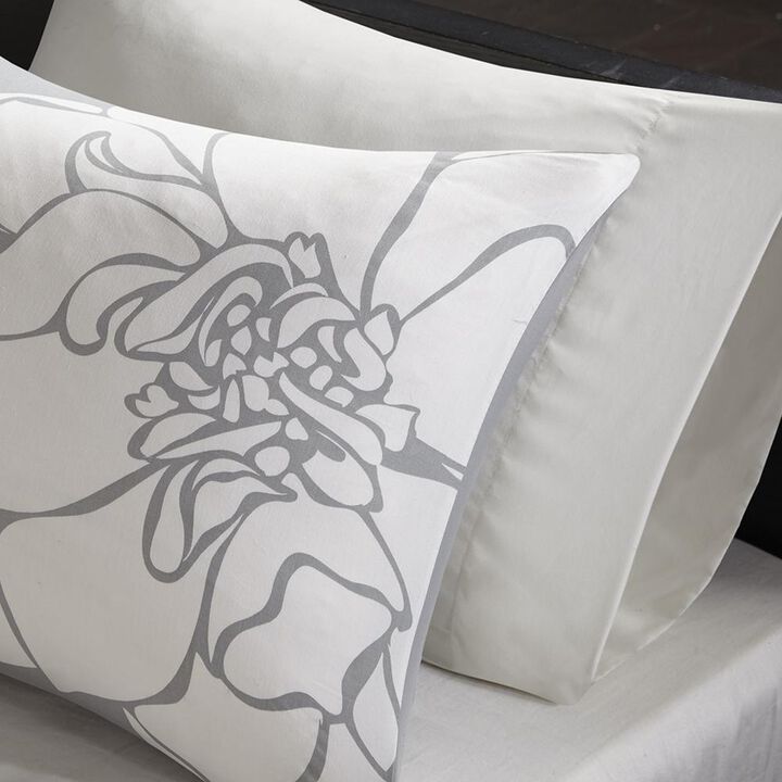 Belen Kox Graceful Blooms 7-Piece Printed Cotton Sateen Comforter Set, Belen Kox