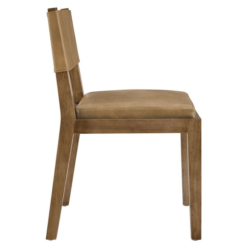 Calder Vegan Leather Dining Side Chair image number 3
