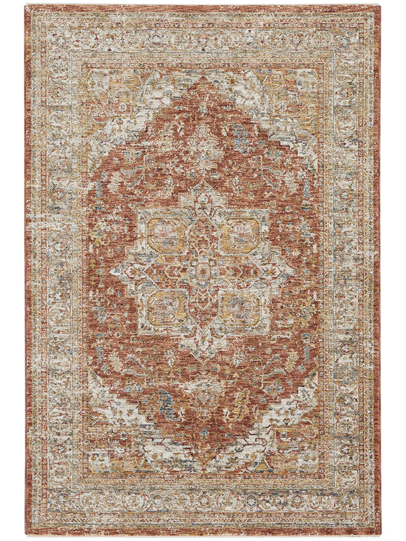Sahar SHR06 Ivory/Multicolor 3'11" x 5'11" Rug