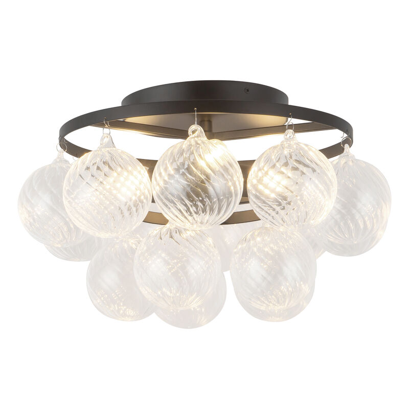 Faye 18 in Semi Flush Mount with Glass image number 2