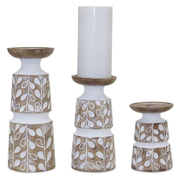 Candle Holder Set of 3 - Elegant and Versatile Holders for Home Décor