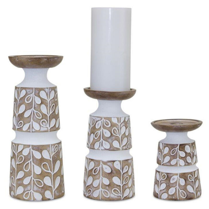 Candle Holder Set of 3 - Elegant and Versatile Holders for Home Décor