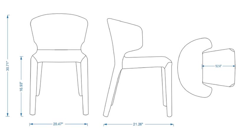 Conrad Beige Dining Chairs (Set of 2)