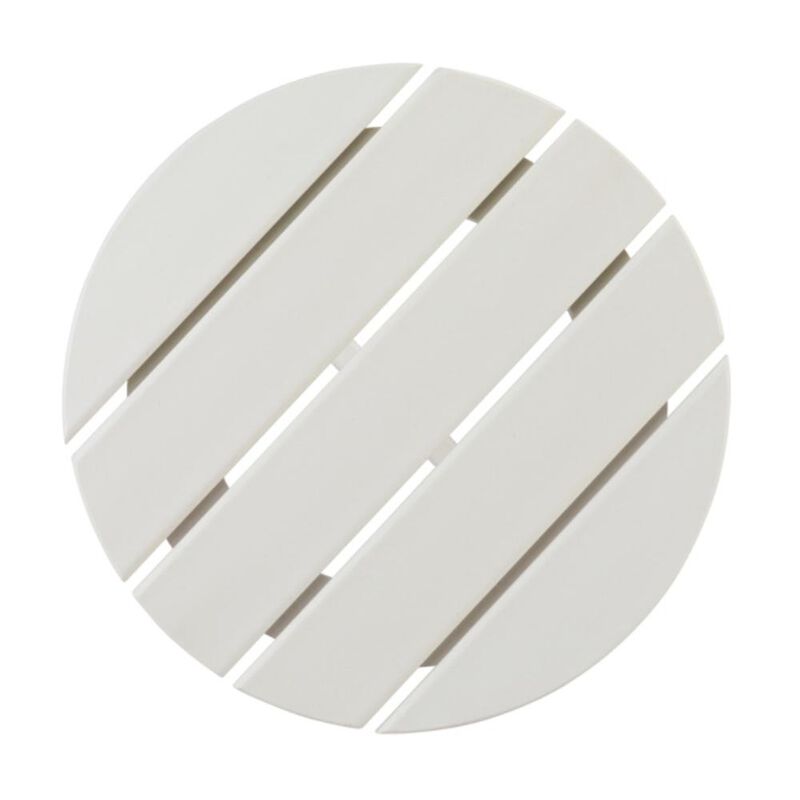 Single-Layer Round Side Table Modern Accent Table for Living Room, Bedroom, or Patio