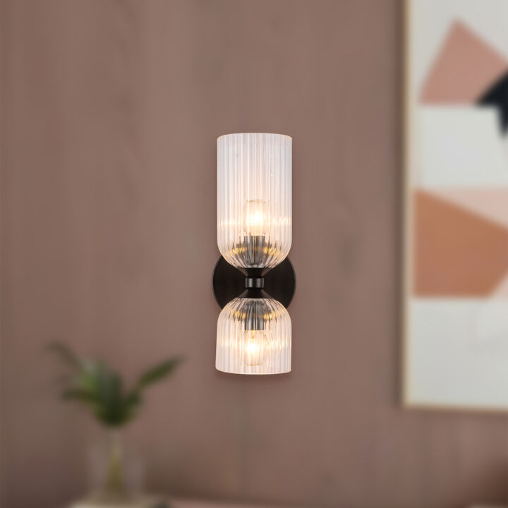 Nelly 12-in Socket Damp-Rated Wall/Vanity Light