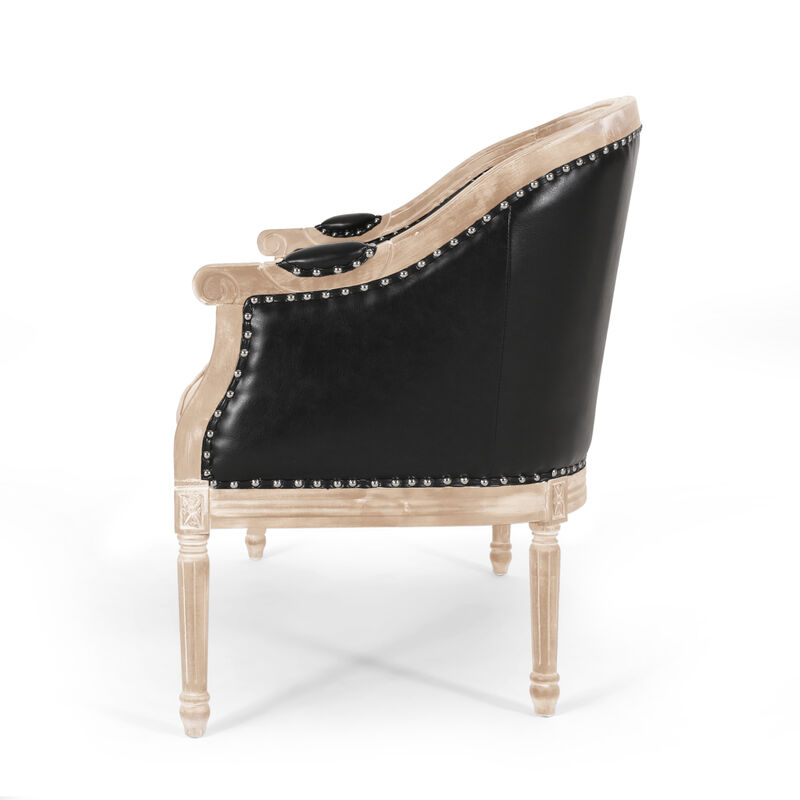 Damtib PU Loveseat Sofa image number 5