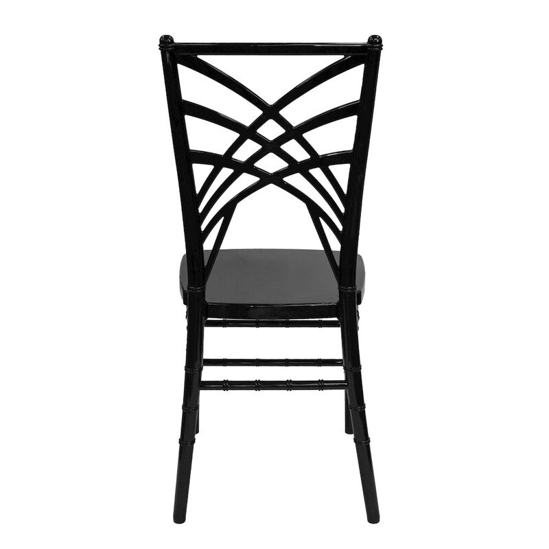 Commercial Seating Product Black Stacking Dining Chair