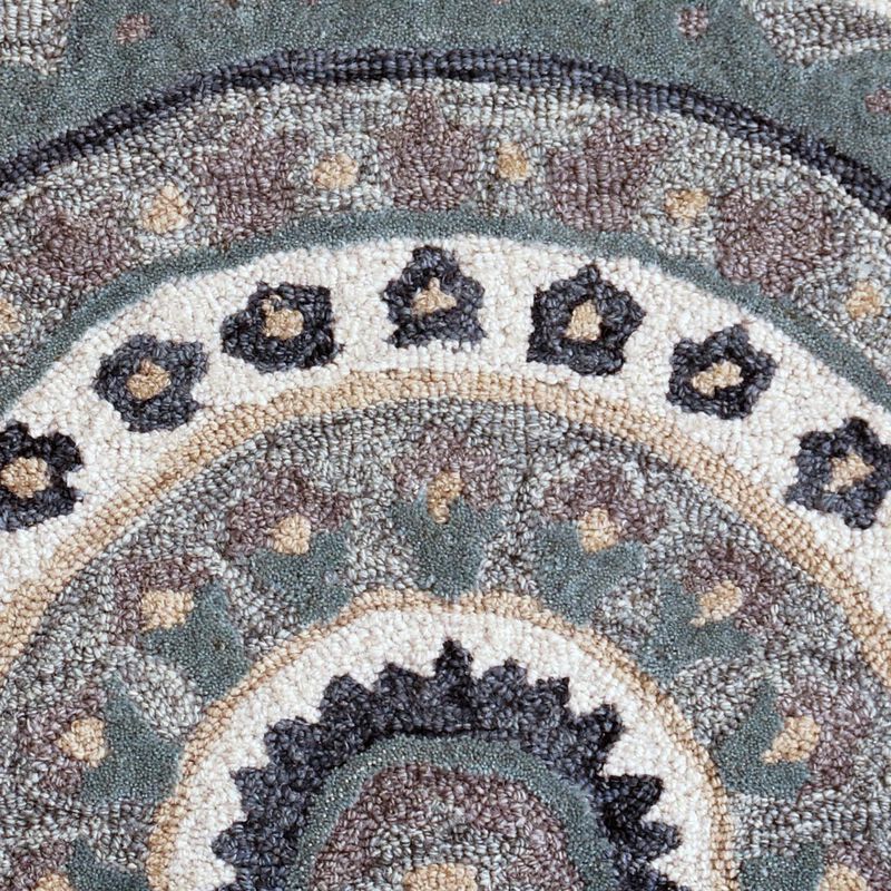 HomeRoots Wool Hand Woven Hearth Rug image number 2