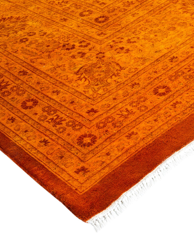 Fine Vibrance, One-of-a-Kind Handmade Area Rug  - Orange, 18' 4" x 12' 1" image number 2