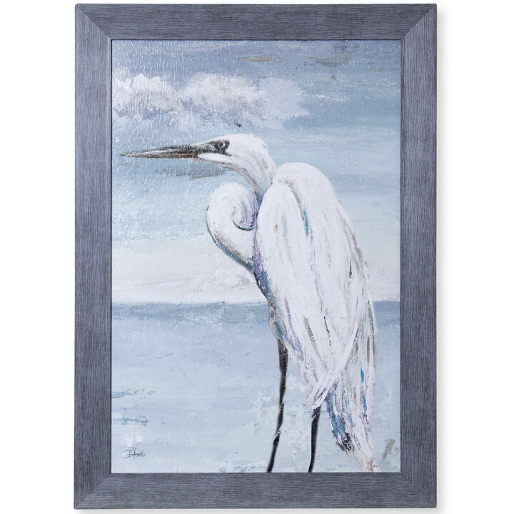 Great Egret Standing Framed Print