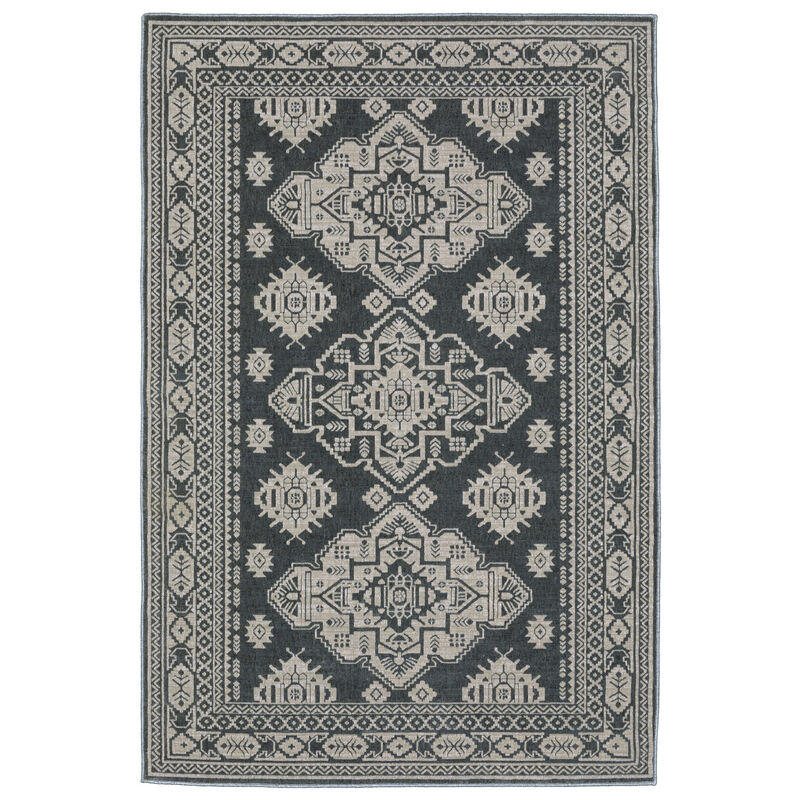 HomeRoots Medallion Area Rug image number 0