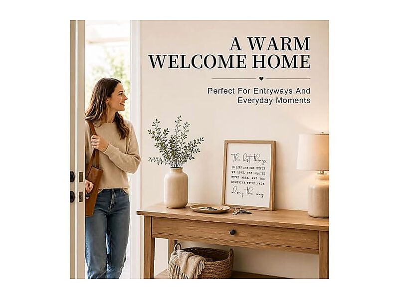 Family Memories Wall Art Meaningful Quote Decor Love Places Living Room Entryway image number 3