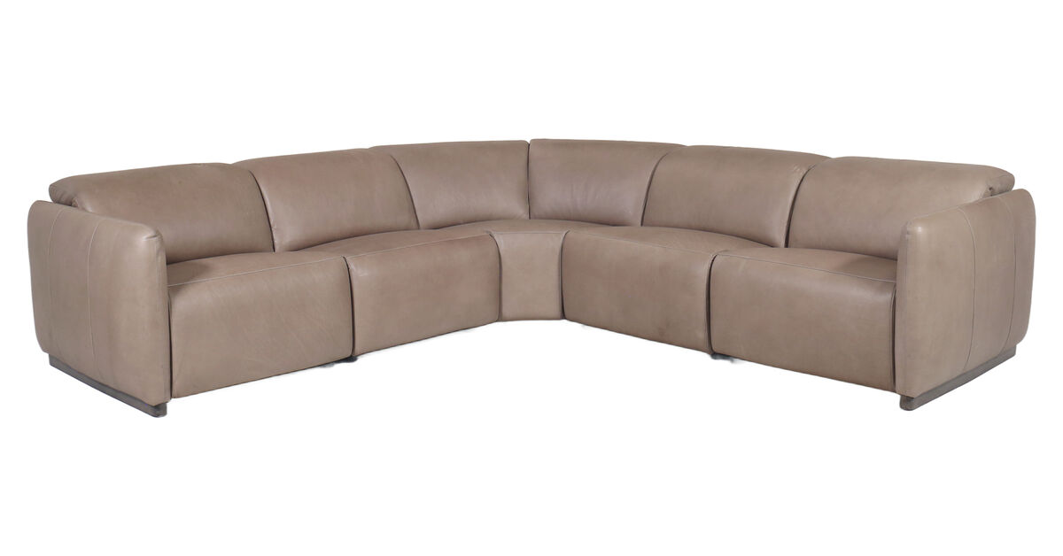 Alta Leather Power Motion Sectional