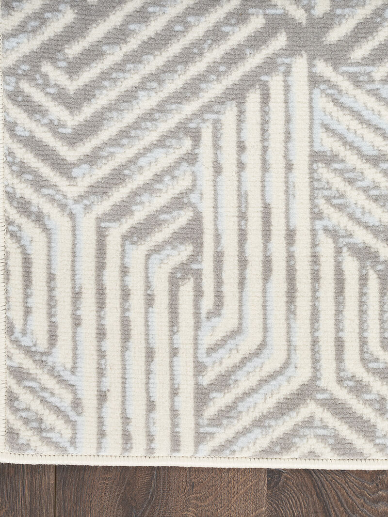 Grafix GRF39 Gray 6' x 9' Rug