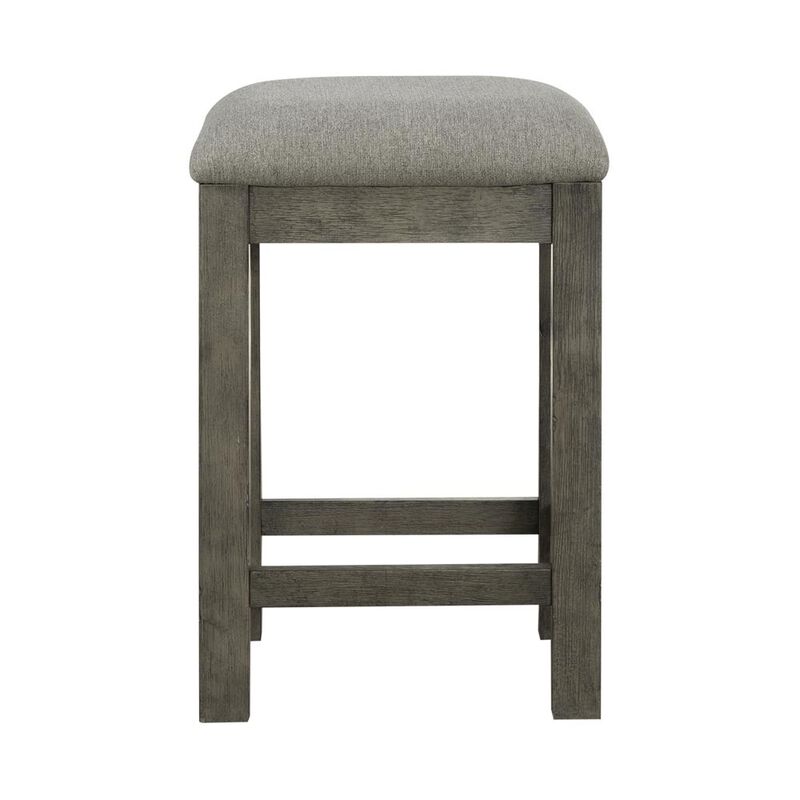 Liberty Furniture Uph Console Stool Contemporary Grey in Dusty Taupe Finish image number 2
