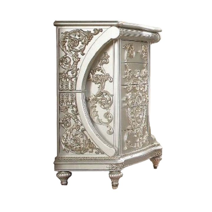 Dove Tall Dresser Chest