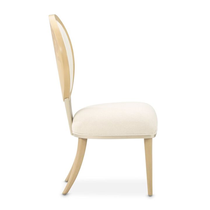 Michael Amini Camellia Field Dining Side Chair, Set of 2 - Caramel