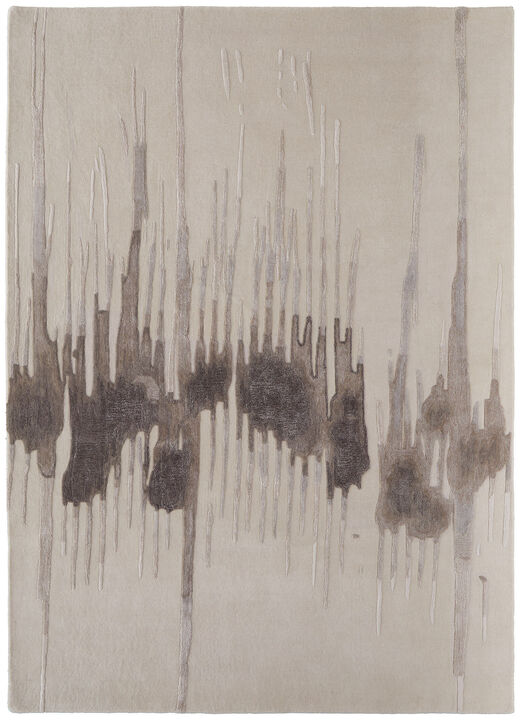 HomeRoots Abstract Hand Tufted Area Rug