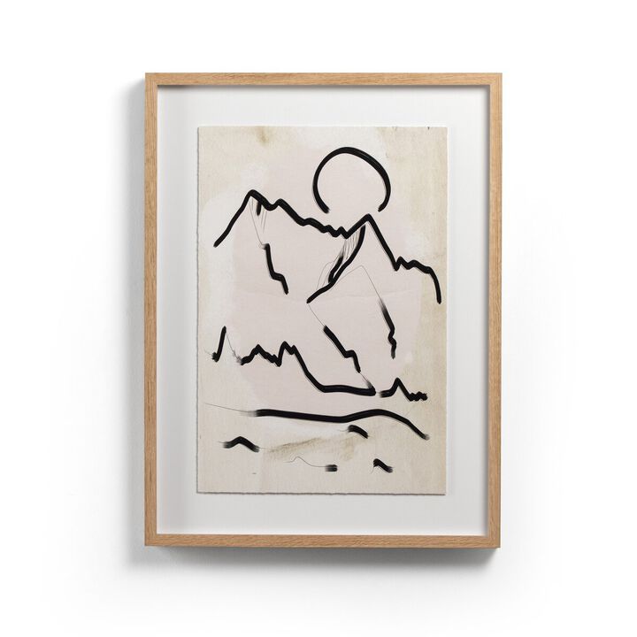 Mountain High Framed Art