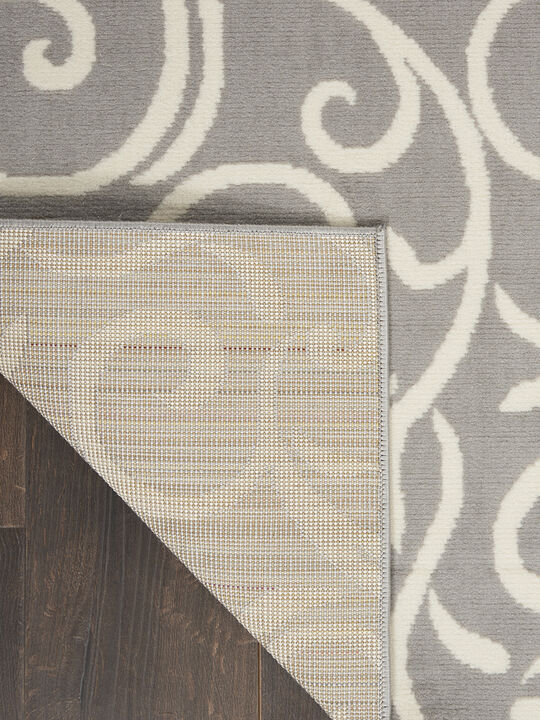 Grafix GRF19 Gray 8' x Round Rug