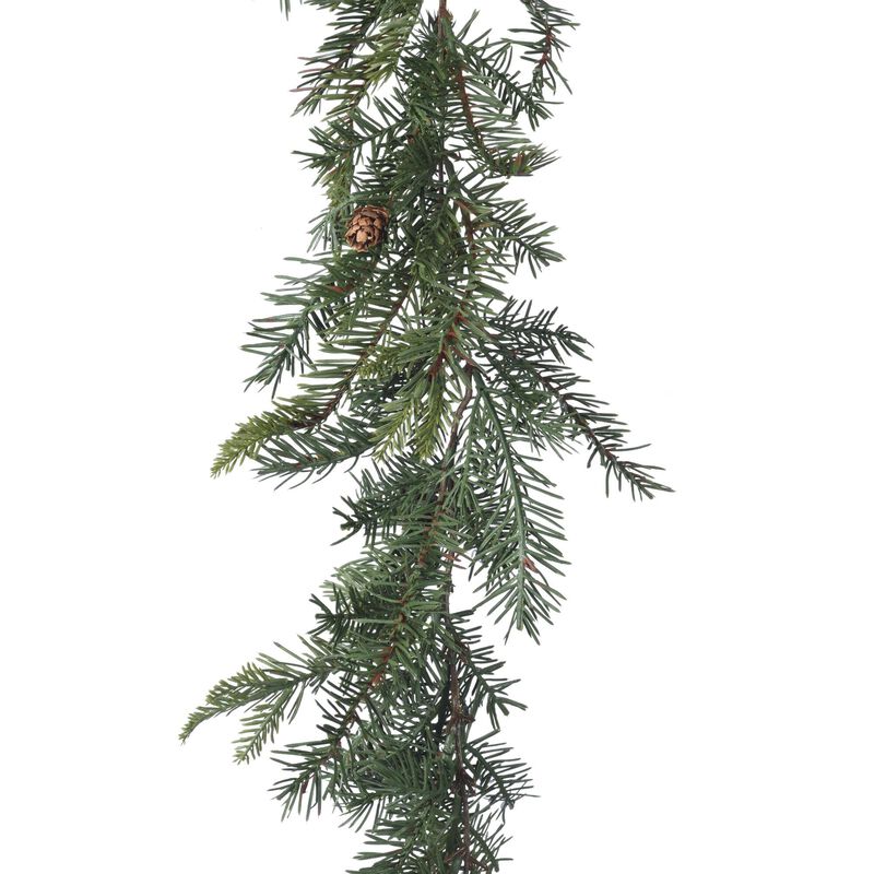 Vickerman 6' Douglas Fir Artificial Christmas Garland, Unlit - Faux Fir Christmas Garland - Indoor Seasonal Home Decor image number 1