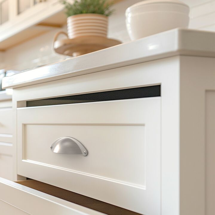 Hestia Hardware 10 Pack 2.5 Inch Classic Bin Cup Drawer Pull