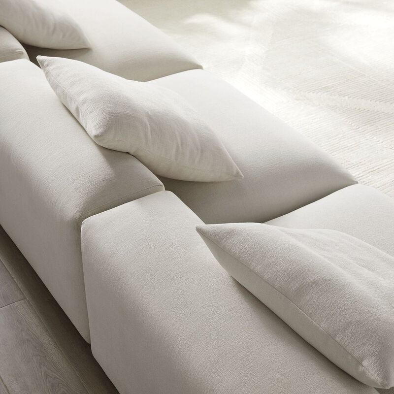 Solace 3-Piece Modular Upholstered Fabric Sofa image number 7
